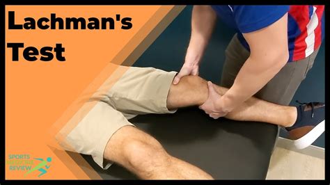 acl tear test video|lachman test positive sign.